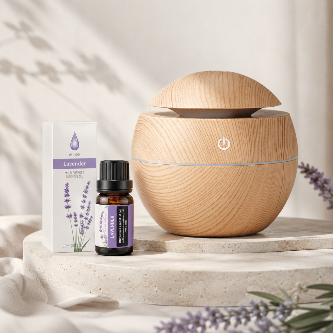 Kit Seta + Lavanda — Ritual de Calma